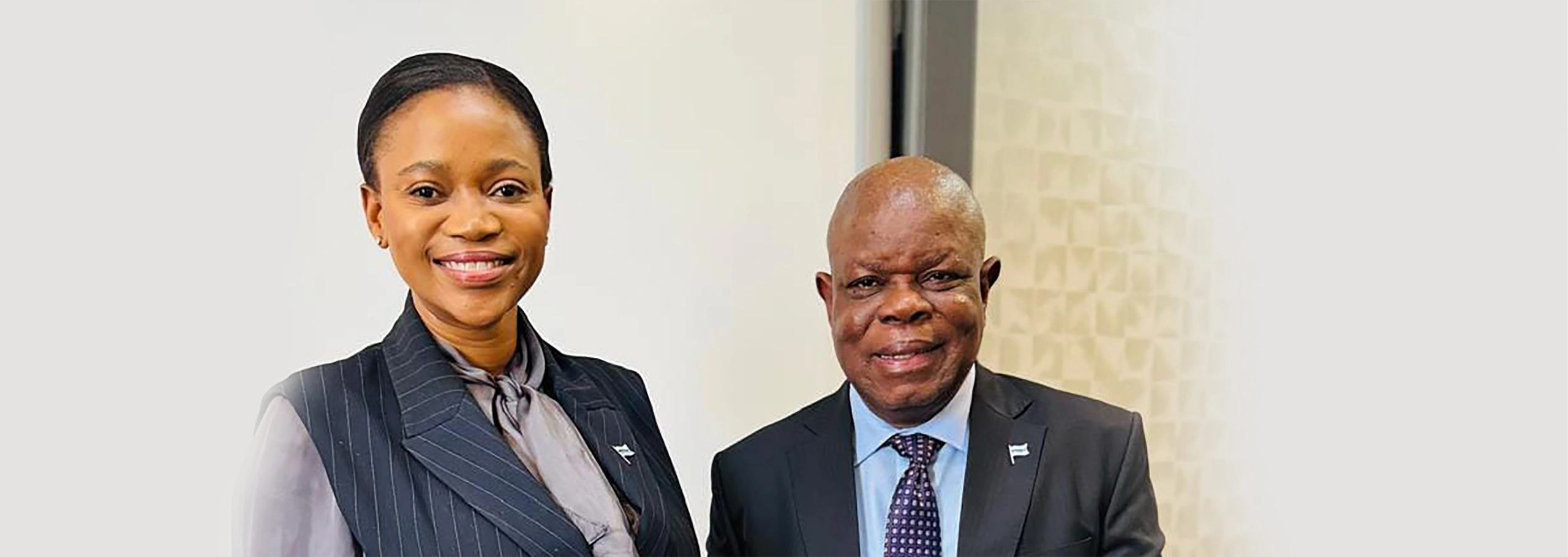 DEBSWANA MD’S COURTESY CALL ON THE HONOURABLE MINISTER OF MINISTER OF MINERALS AND ENERGY