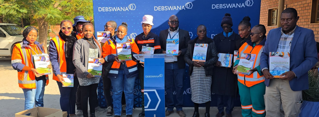 ORE PROCESSING TEAM SUPPORTS EDUCATION WITH BOOK DONATION TO MMADIKOLA PRIMARY SCHOOL