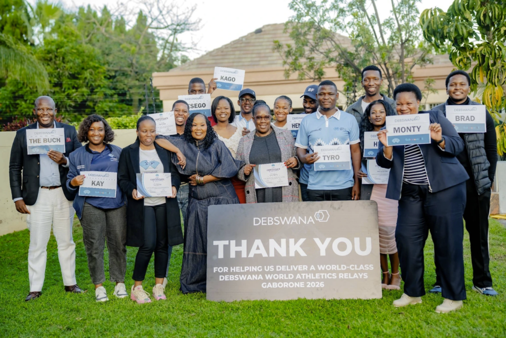 DEBSWANA RECOGNISES EMPLOYEES BEHIND THE HISTORIC & SUCCESSFUL WORLD ATHLETICS RELAYS